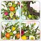 22-Inch Artificial Tulip Spring Wreath for Front Door – Lifelike Floral Wreath with Greenery for Farmhouse, Porch, Window, Wall, Indoor & Outdoor Décor, Housewarming Gift